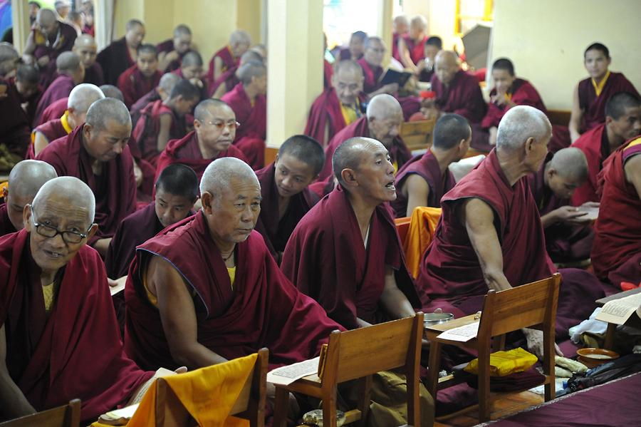 McLeod Ganj - Namgyal Monastery; Puja