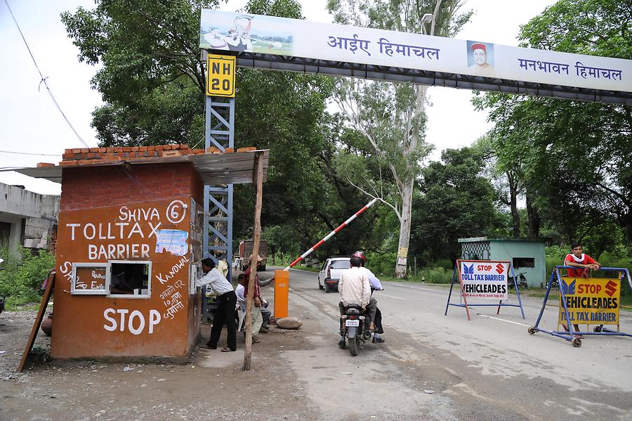 Road to Dharamsala - Tollboth