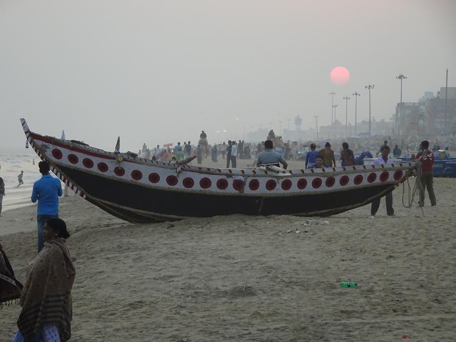 Puri - Fishing Village; Beach