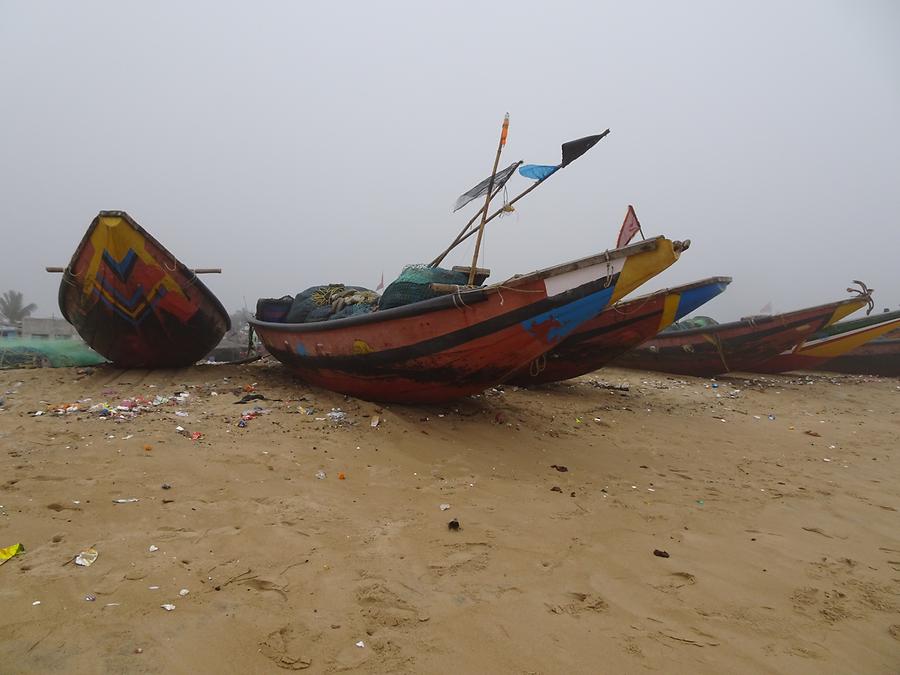 Puri - Fishing Village; Beach