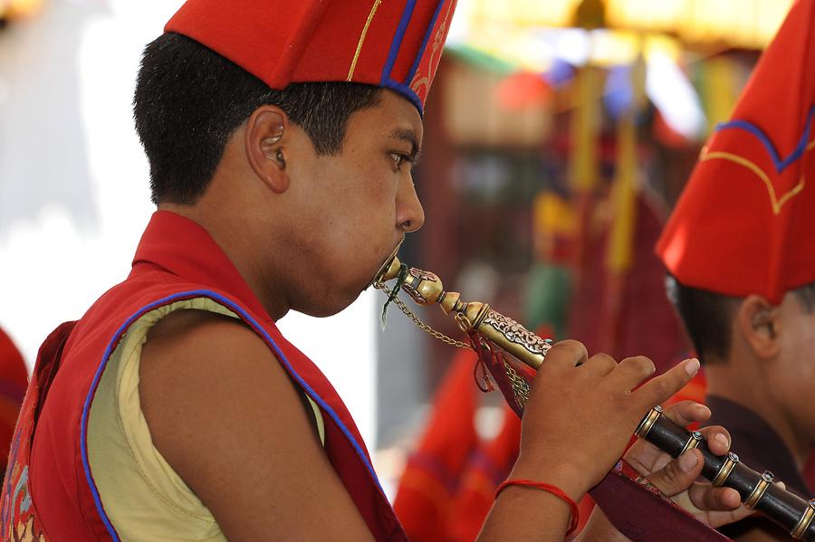 Takthok Monastery - Yearly Celebration; Musician