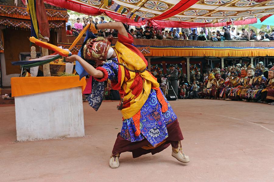 Takthok Monastery - Yearly Celebration; Sacred Dance