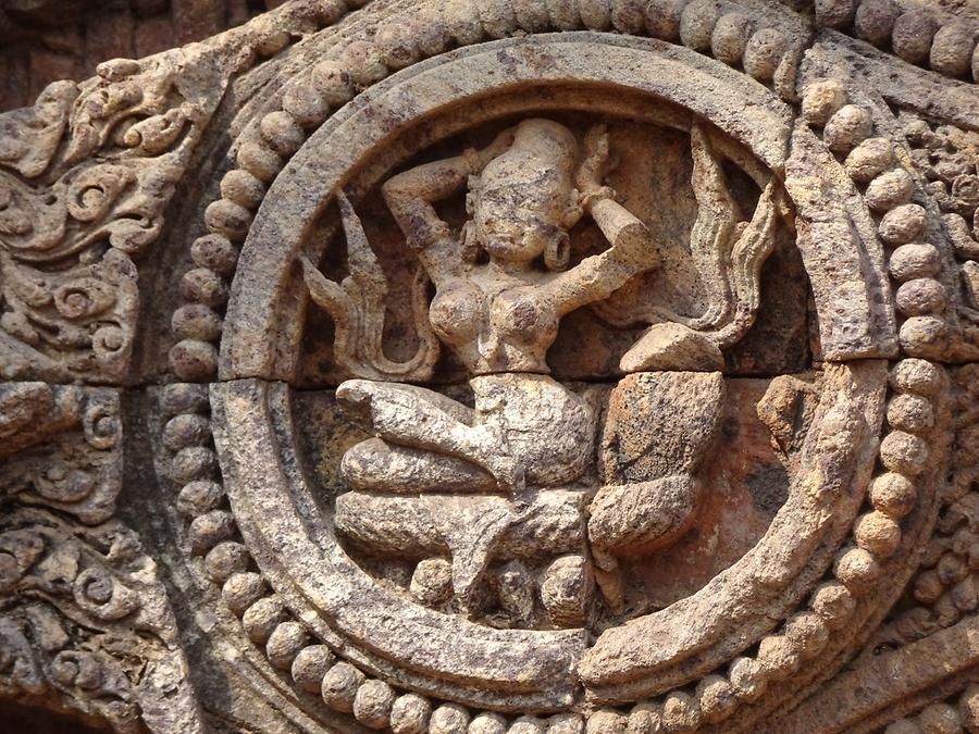 Konark - The Sun Temple; Ornamented Wheel