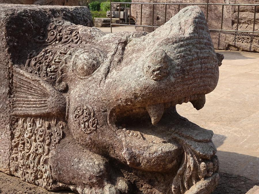 Konark - The Sun Temple; Protective Monster