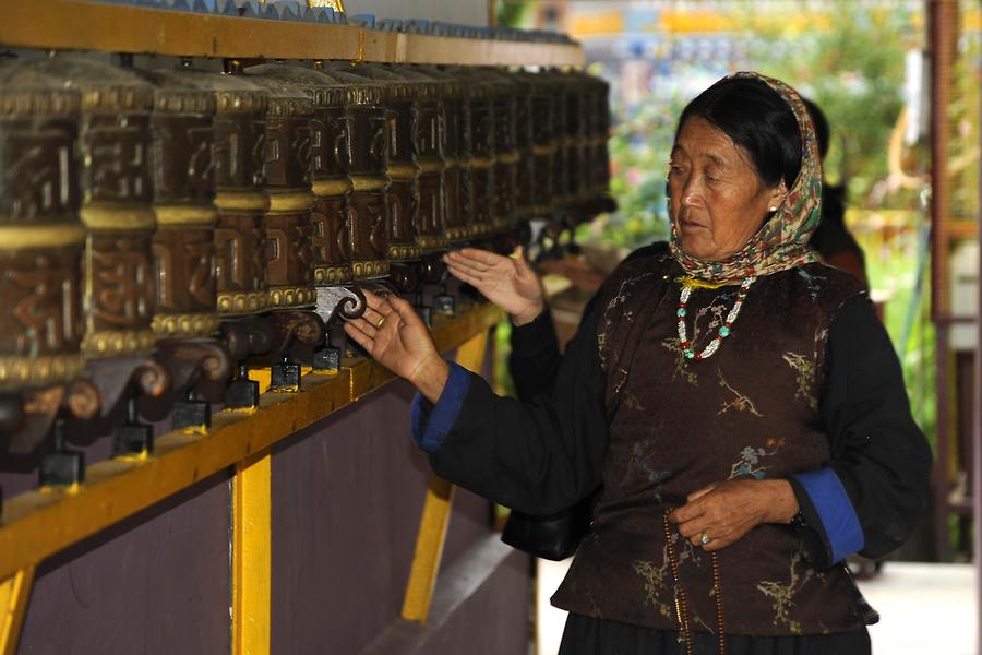 Manali - Tibetan Temple; Pilgrim