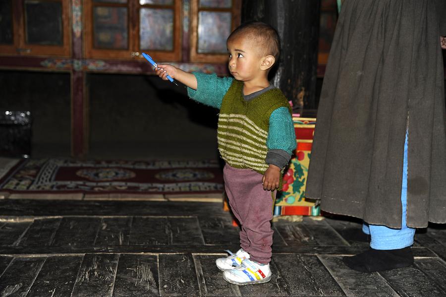 Basgo Monastery - Child