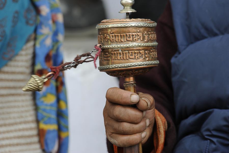 Jokhang Gompa Temple - Prayer Mill