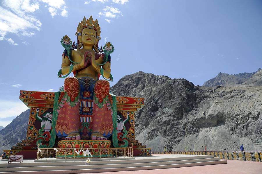 Diskit Monastery - Maitreya Buddha Statue
