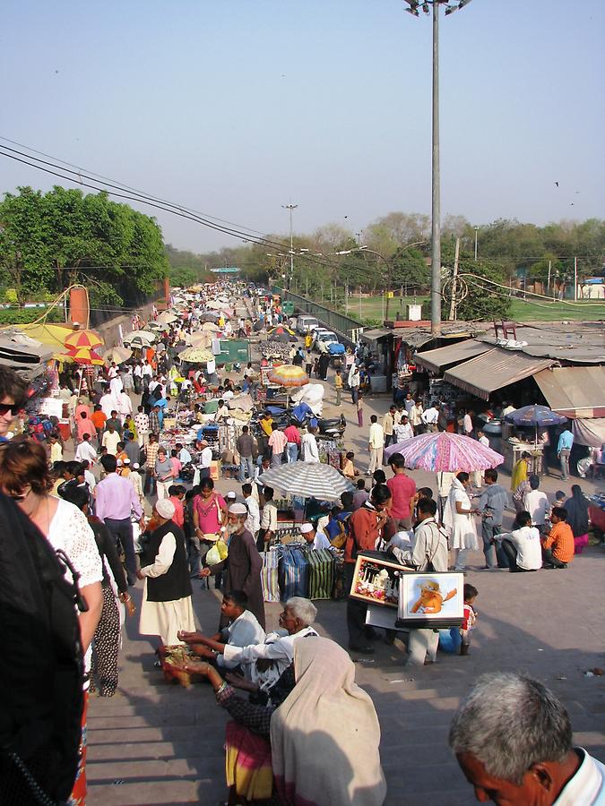 In front of Jamia Masjid