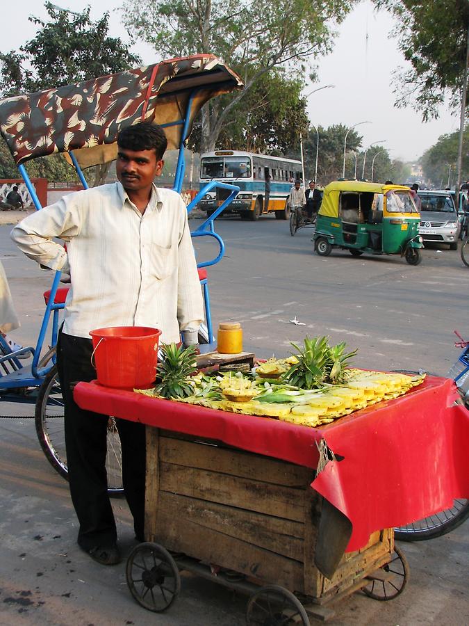 Old Delhi, market stall