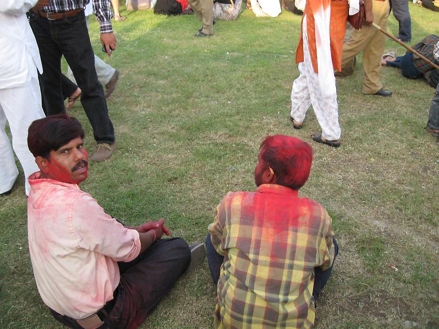 At the Holi Festival