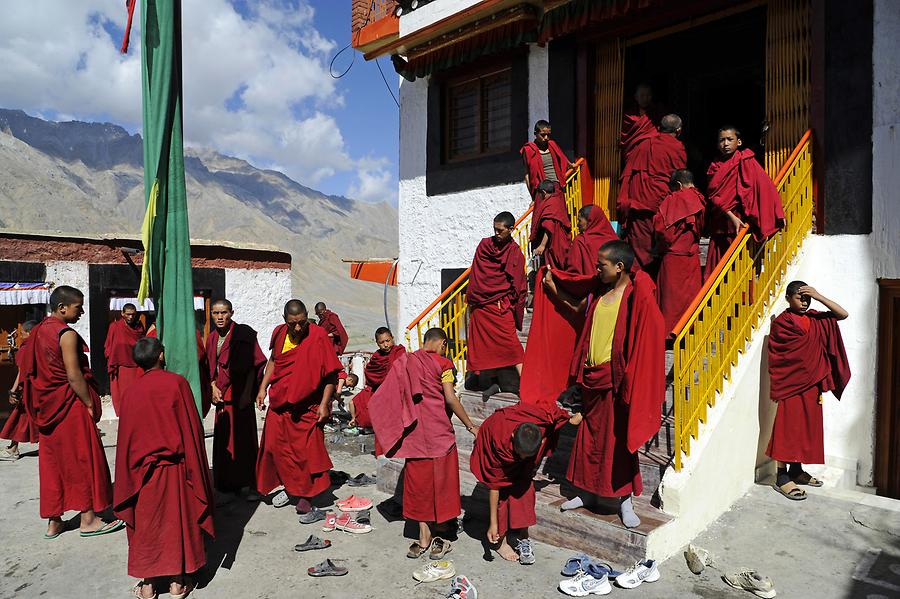 Ki Gompa - Monks