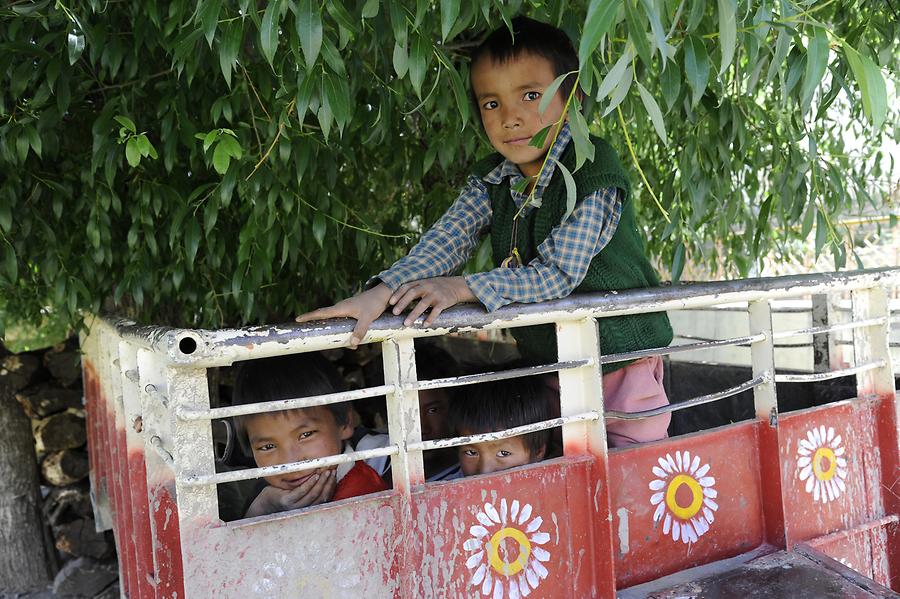 Pin Valley - Kungri Gompa; Children