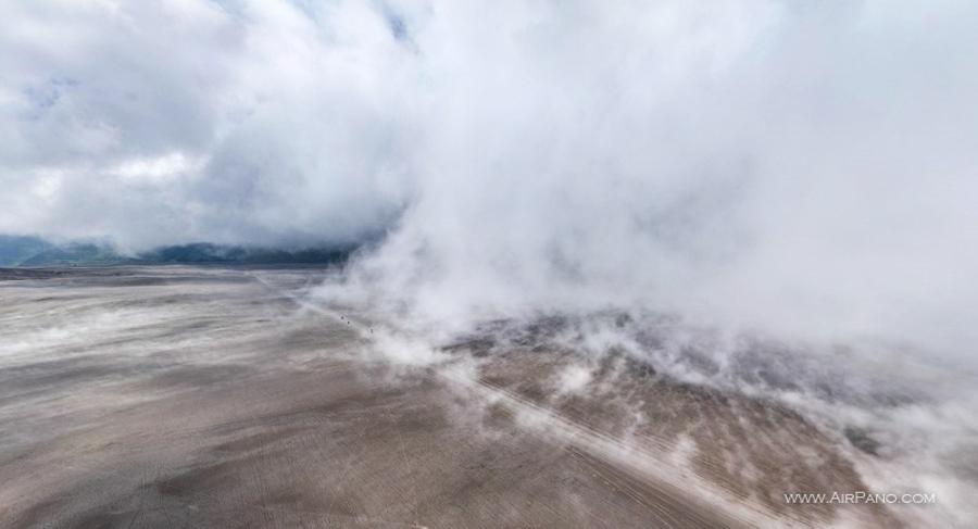 Mist above Tengger Caldera