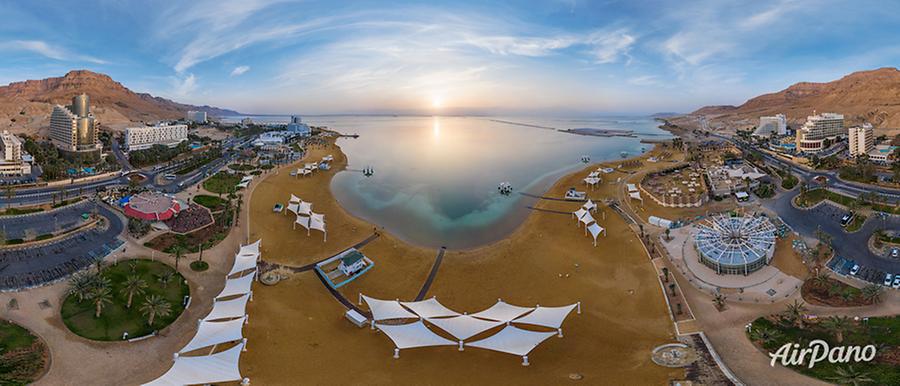 Dead Sea, Ein Bokek, Israel, © AirPano 