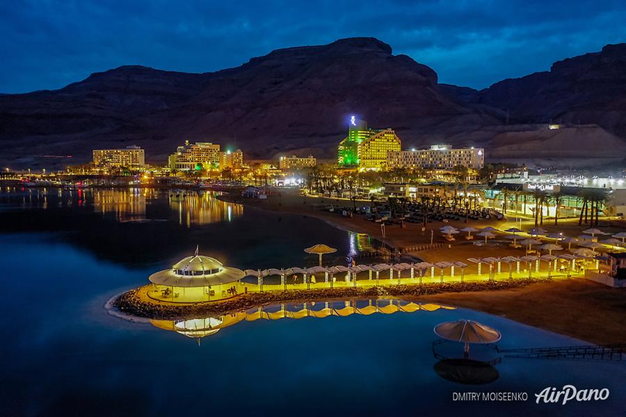 Dead Sea, Ein Bokek, Israel, © AirPano 