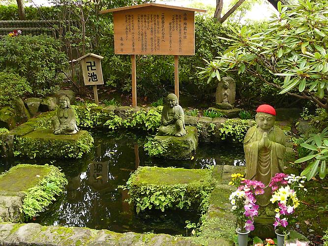 Jizo, small Bhuddas for protection of children