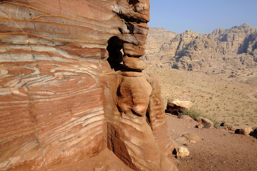 Rock art at Petra