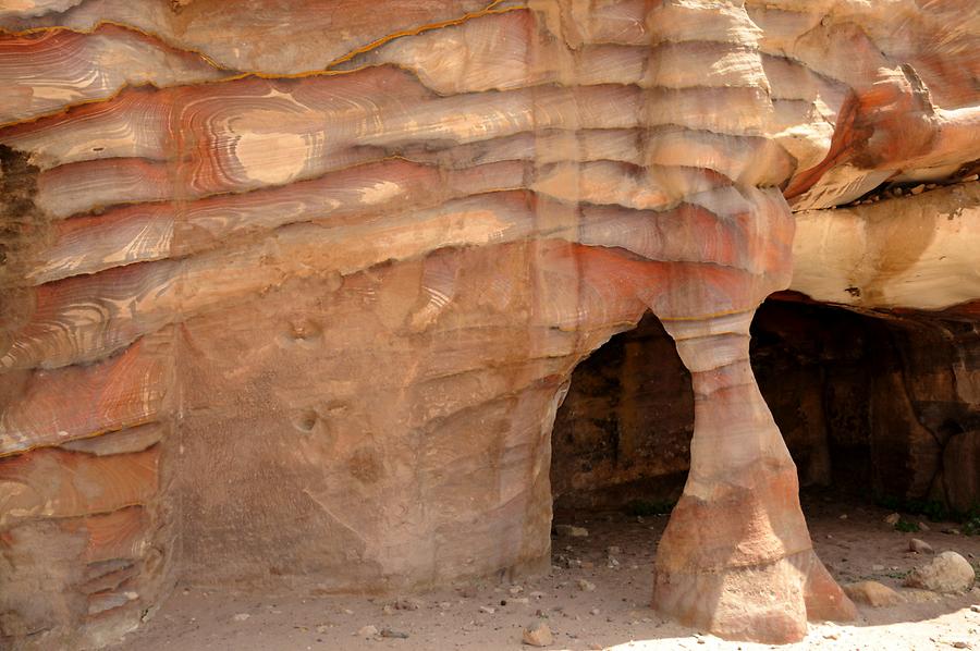 Rock art at Petra