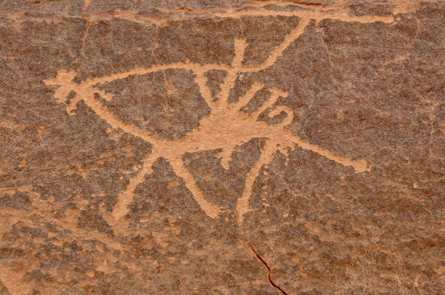 Rock carvings Wadi Rum