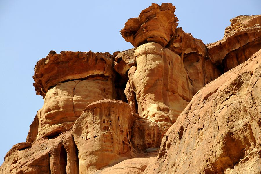 Rock formation Wadi Rum