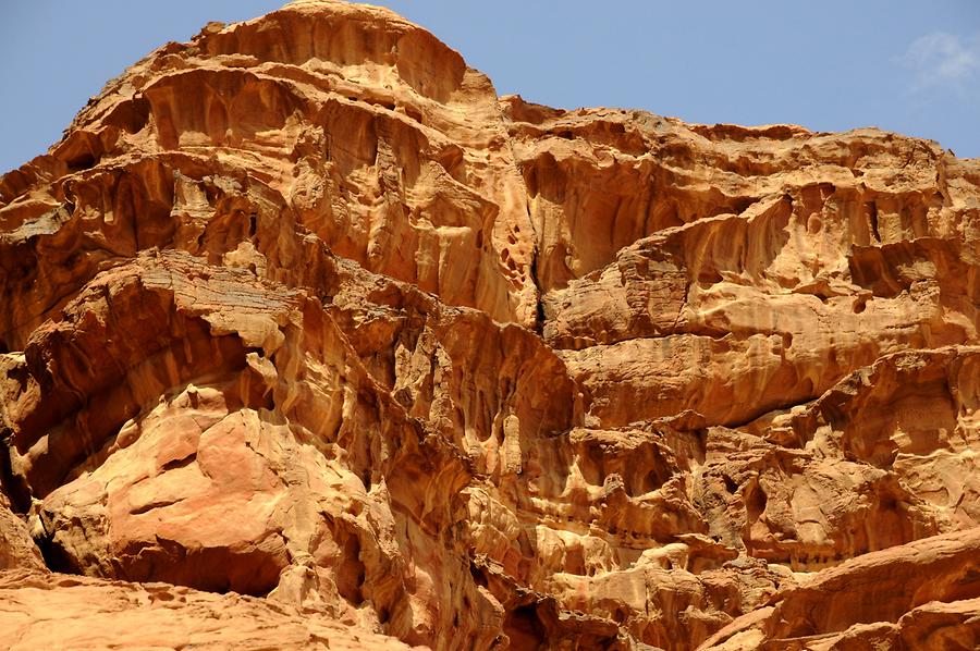 Rock formation Wadi Rum