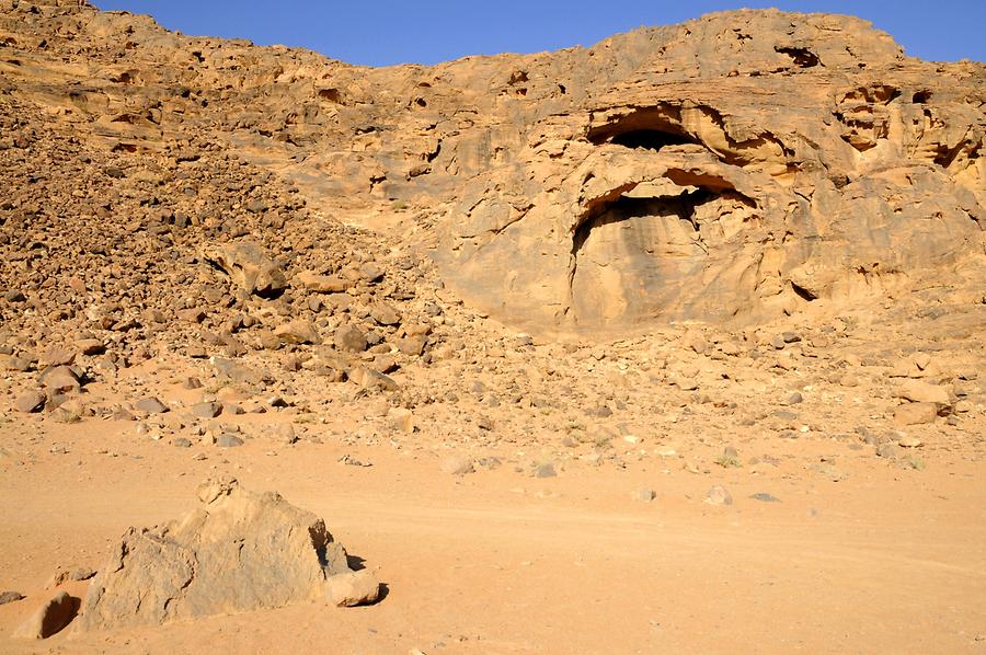 Twin bridge Wadi Rum