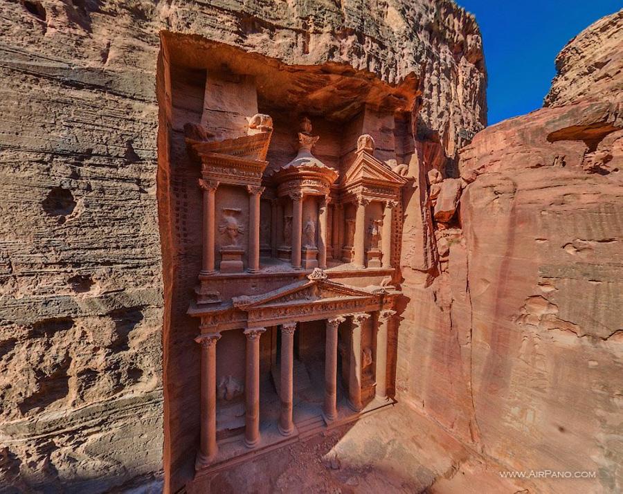 Al Khazneh - The Treasury, © AirPano 