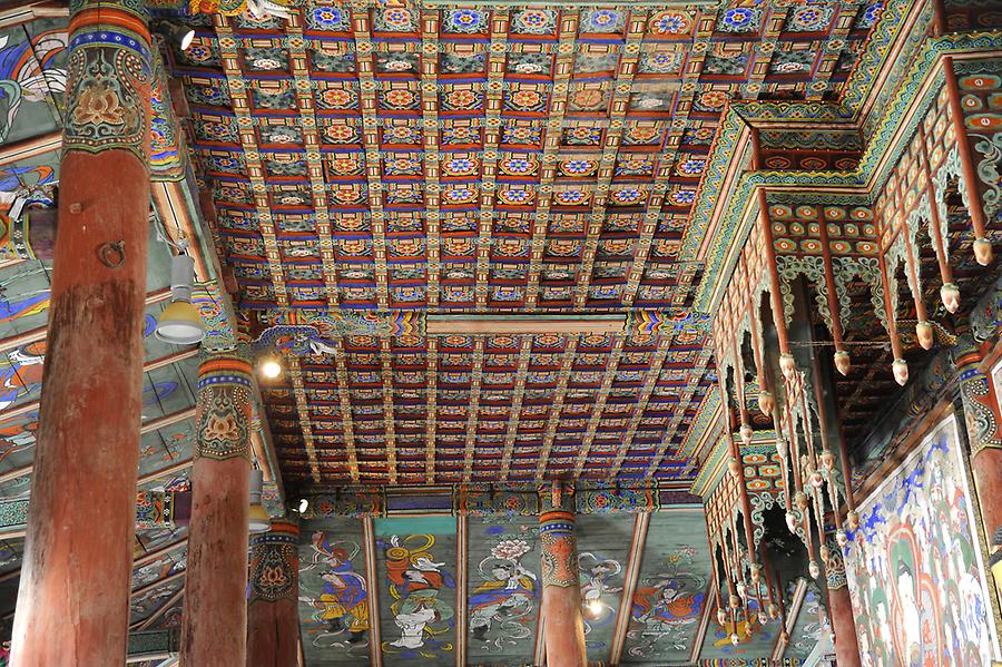 Wooden ceiling