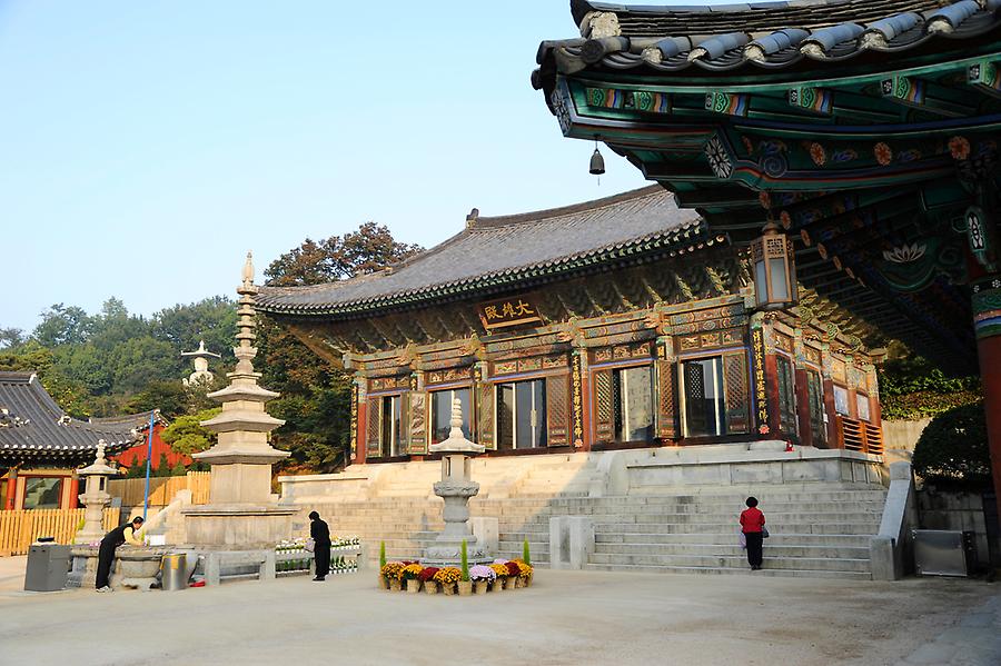 Bong eun temple, October 2011, © Gerhard Huber 