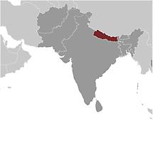 Nepal in South Asia