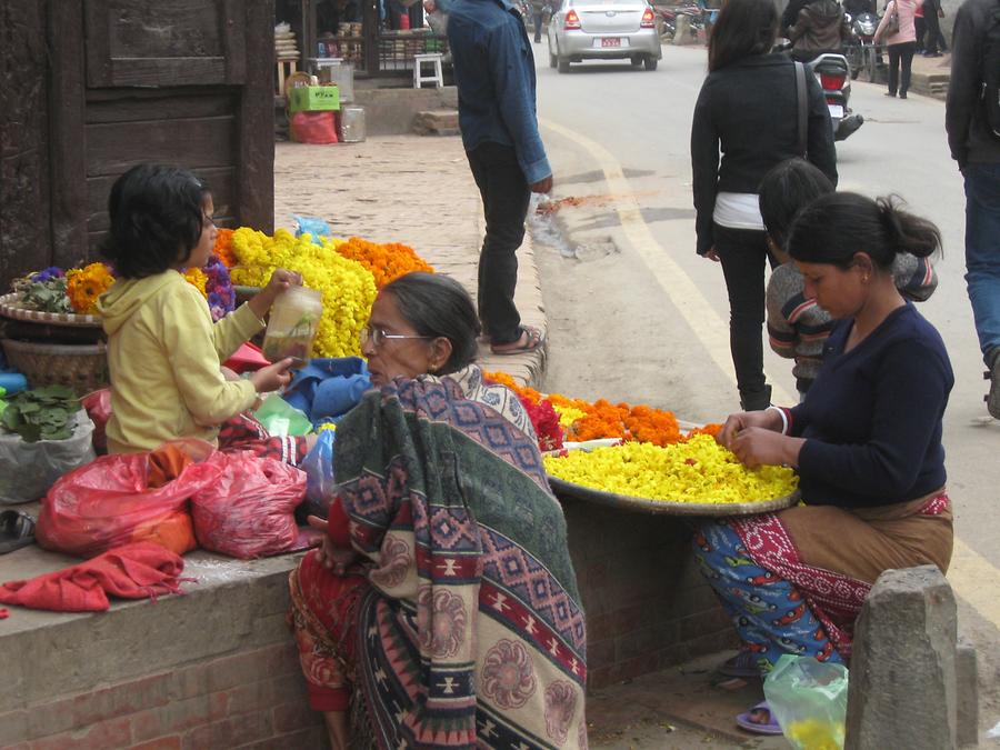 Patan Mangal Basar Offerings