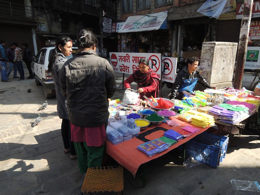 Thamel colors for the Holi-Festival