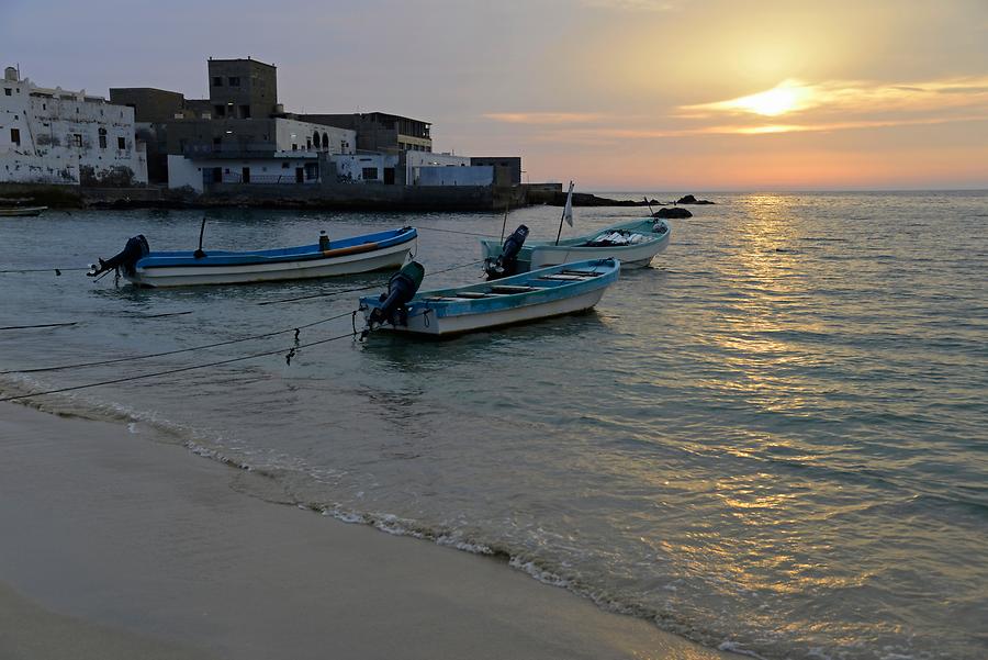 Mirbat - Harbour at Sunset