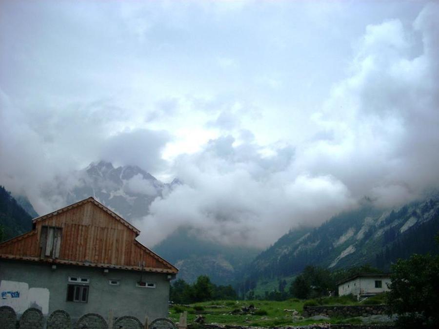 Clouds reach ground level in the area