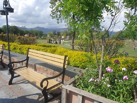 Benches in the park, Photo: Haris Naeem, 2015