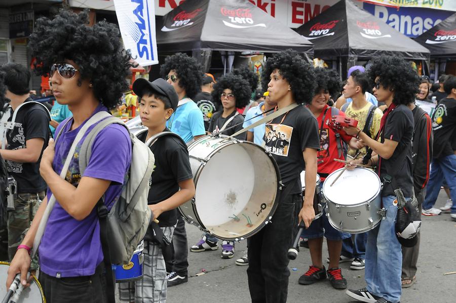 Ati Atihan drummers