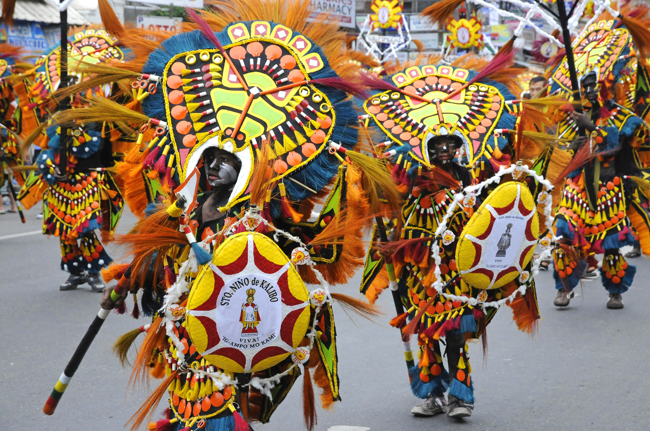 Ati Atihan parade of the tribes (35) Ati Atihan Festival Geography