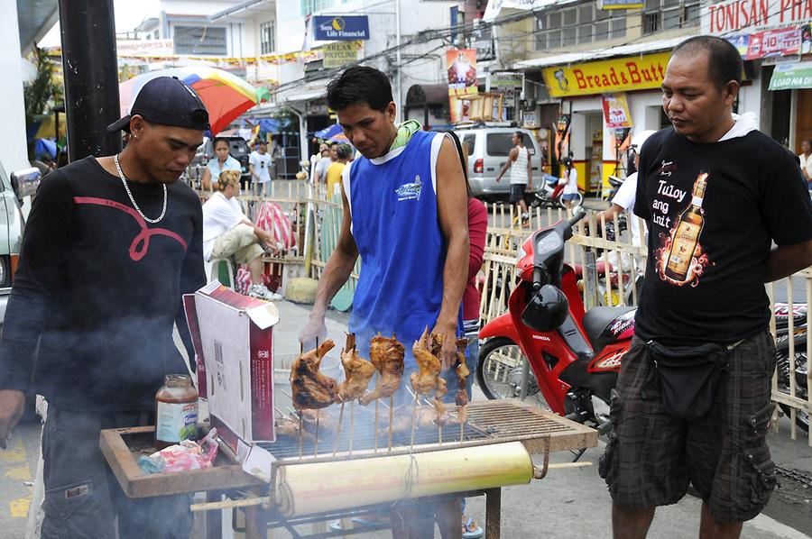 Barbecue station