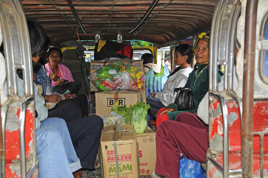 Interior of a Jeepney