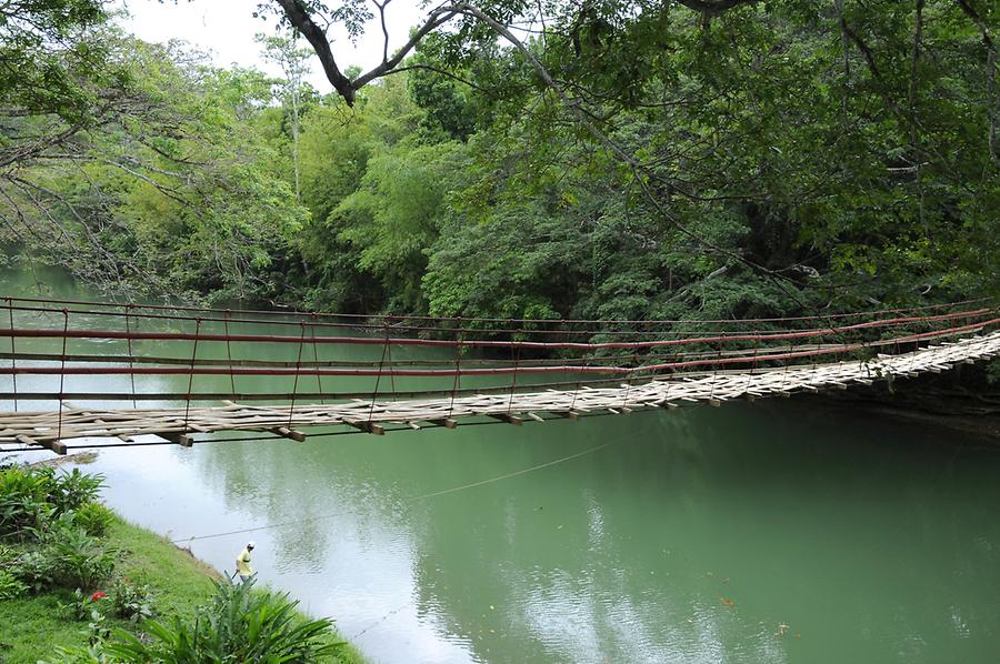 Loboc River suspension bridge