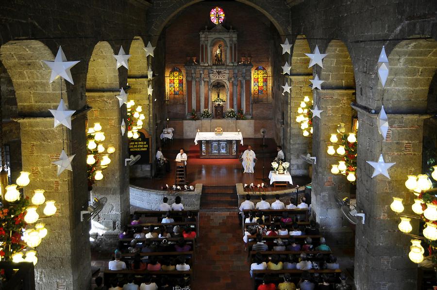 Church service in the church San Jose