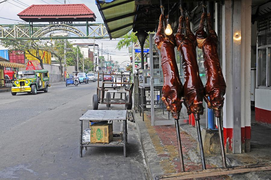 Suckling pig grill in Chinatown