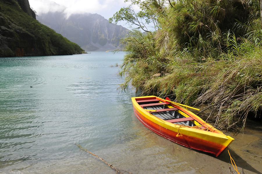 Crater lake of Mount Pinatubo