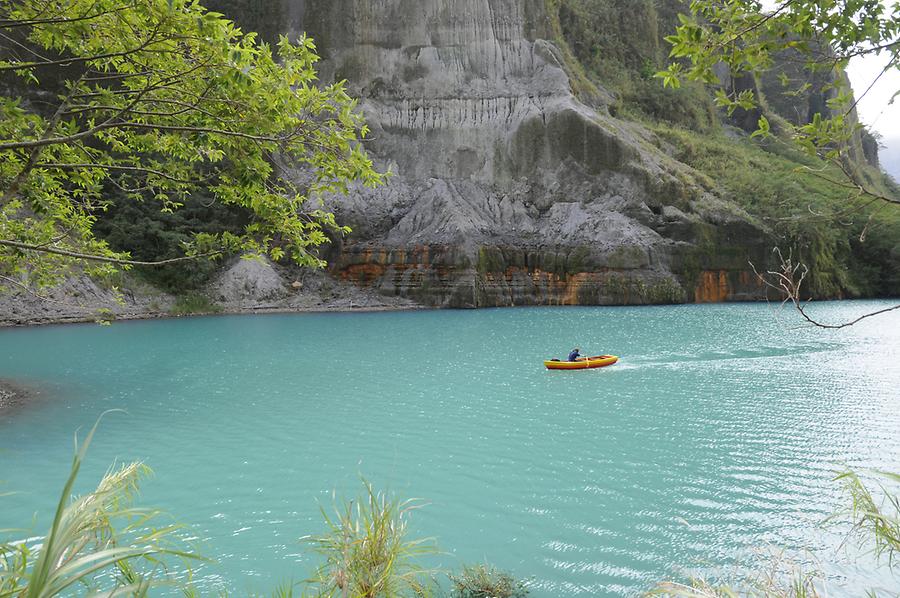 Crater lake of Mount Pinatubo