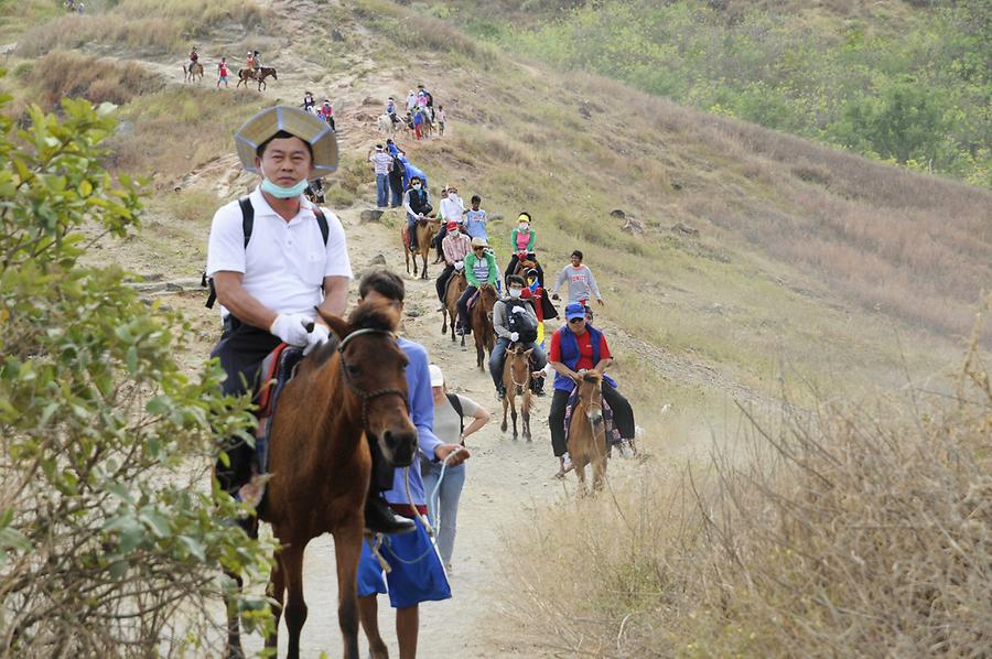 Ascent to the Taal crater