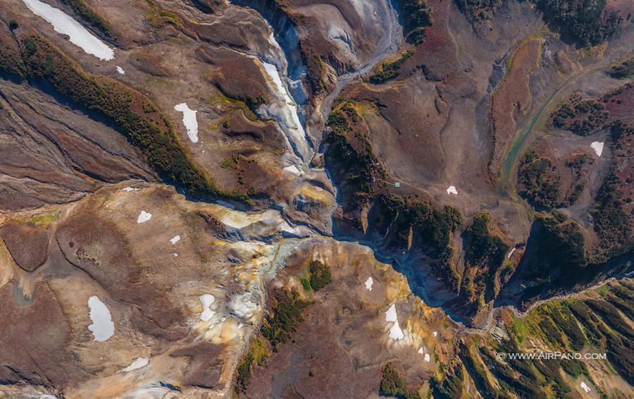 Death Valley, Kamchatka, Russia, © AirPano 