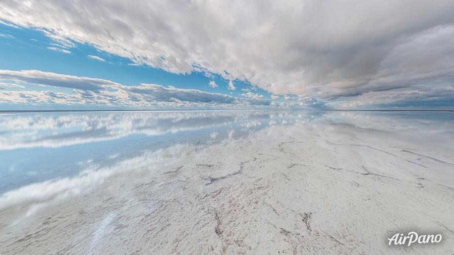 Elton lake reflections, © AirPano 