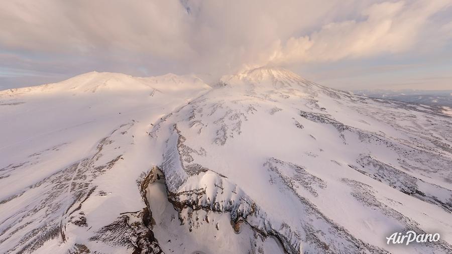 Mutnovsky Volcano. Misty weather, © AirPano 