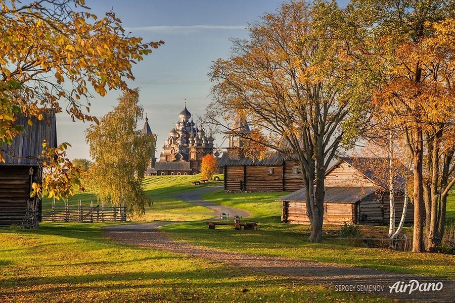 Kizhi Open Air Museum, Republic of Karelia, Russia, © AirPano 